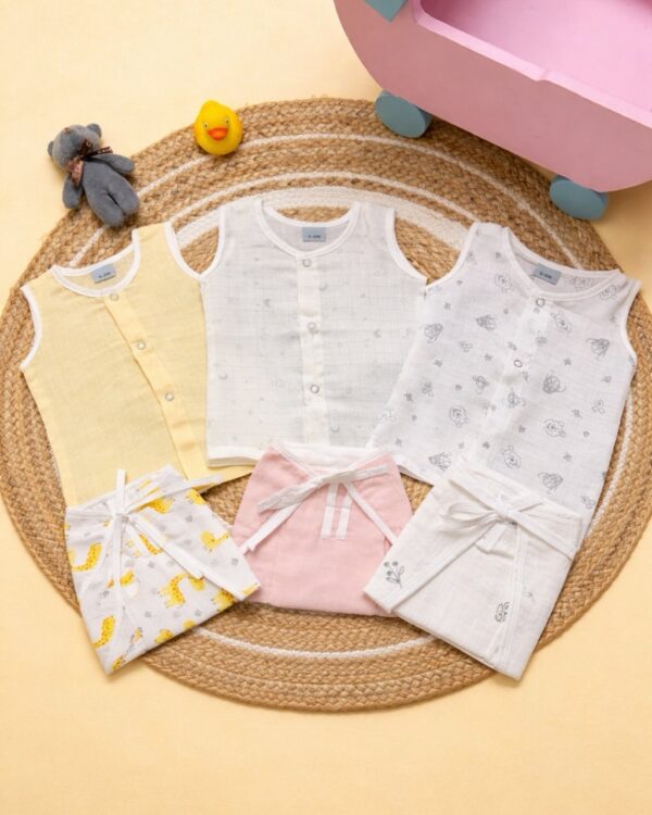 Newborn Muslin Clothing Gift Set